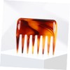 PACKOVE 2Pcs Tooth Combs Retro Wide Tooth Hairdressing Combs for