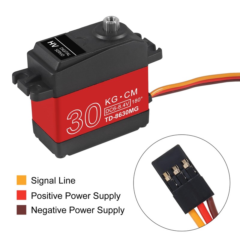 AITRIP 2 Pack High Torque Full Metal Gear 30KG Digital