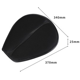 CERITORN 5-Layer Shock Absorbing Motorcycle Seat Cushion 3D Anti-Skid Breathable Mesh Cushion Motorcycle Seat Pad, Fast Drying Doesn't Increase The Height of Riding Saddle, Comfortable and Safe