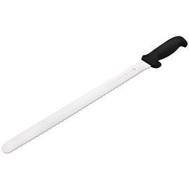 Mundial 5627-14E 14-Inch Serrated Edge Slicing Knife, Black