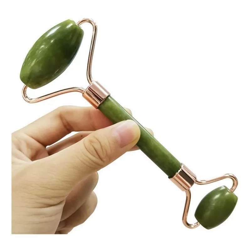 OEM 10 Rodillos De Jade 100% Natural Masaje Facial ***mayoreo***