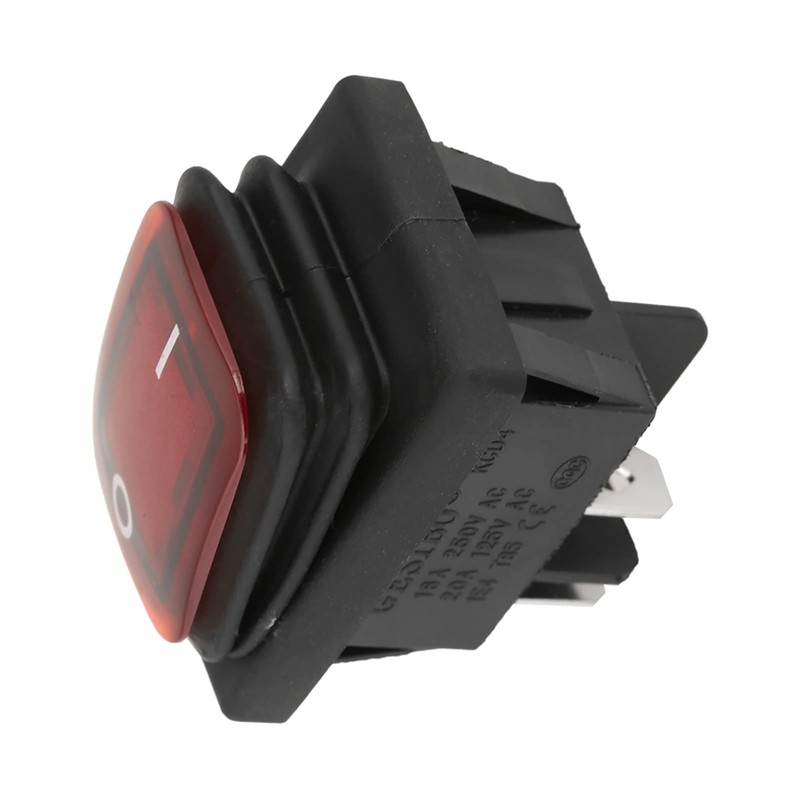Interruptor basculante para Barco, interruptor de 4 Pines y 2