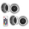 Kuuleyn Drink Cup Holder, 4Pcs DC 12V RGB LED Car