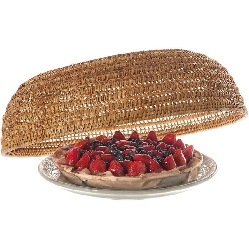 KOUBOO La Jolla Food Cover, Large, Honey Brown