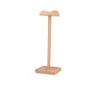 Wooden Headphone Holder Beech Headset Stand Desktop Display Shelf for