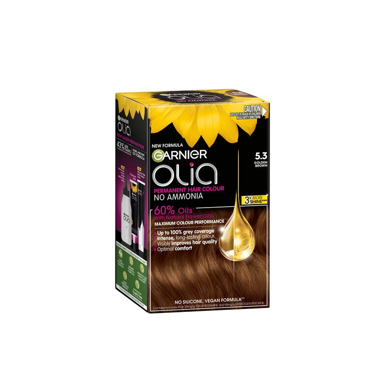 Garnier Olia 5.3 Golden Brown No Ammonia Permanent Hair Colour