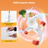 COOKZHOM Green Food Processor,500W Electric Meat Grinder with 8 Cup