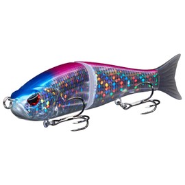 Bassdash SwimShad Glide Baits Jointed Swimbait Bass Pike Salmon Trout Muskie Fishing Lure