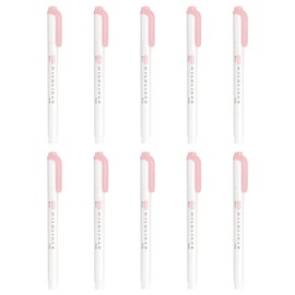 Zebra Highlighter, Mild Dusty Pink, 10 Pack B-WKT7-MDP