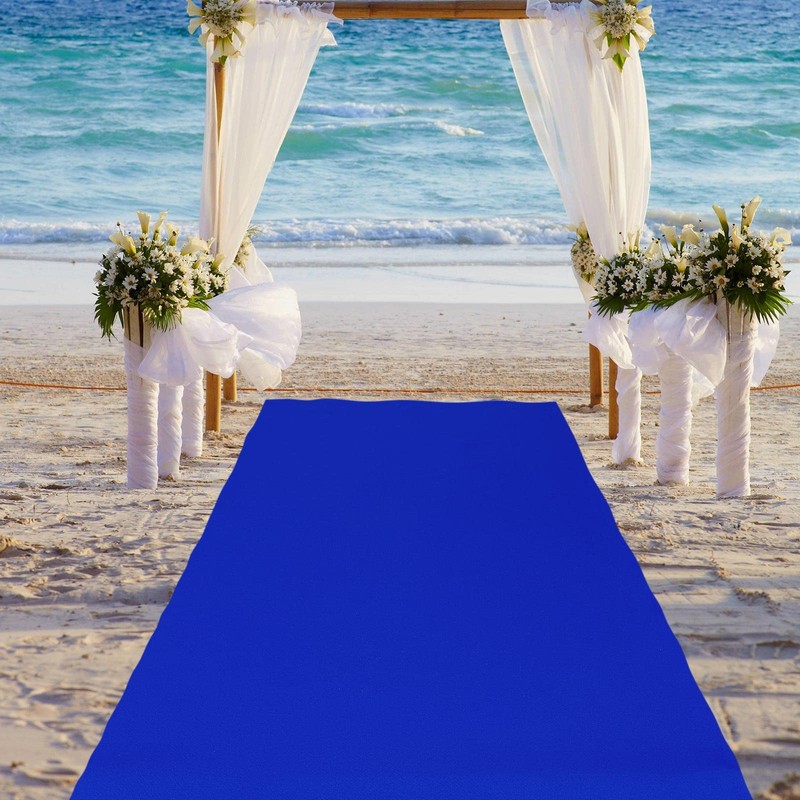 Boao 20 x 2.3 ft Neoprene Carpet Runner Reusable Plastic