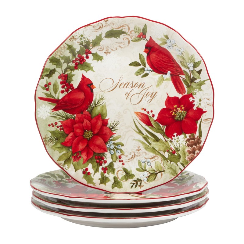 Certified International Winter's Medley 16 pc Dinnerware Set, Service for