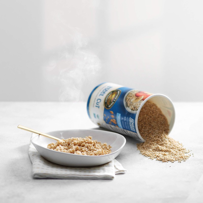 Nature's Path Organic Oats, Steel Cut, 30 Ounce Canister