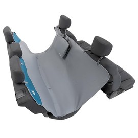 Kurgo Pet Seat Cover for Car or Truck | Dog Hammock Style Bench Seat Covers | Water Resistant | Scratchproof | Trucks | SUVs | Wander Hammock Wide Load Extended Width (Charcoal Grey, 63")