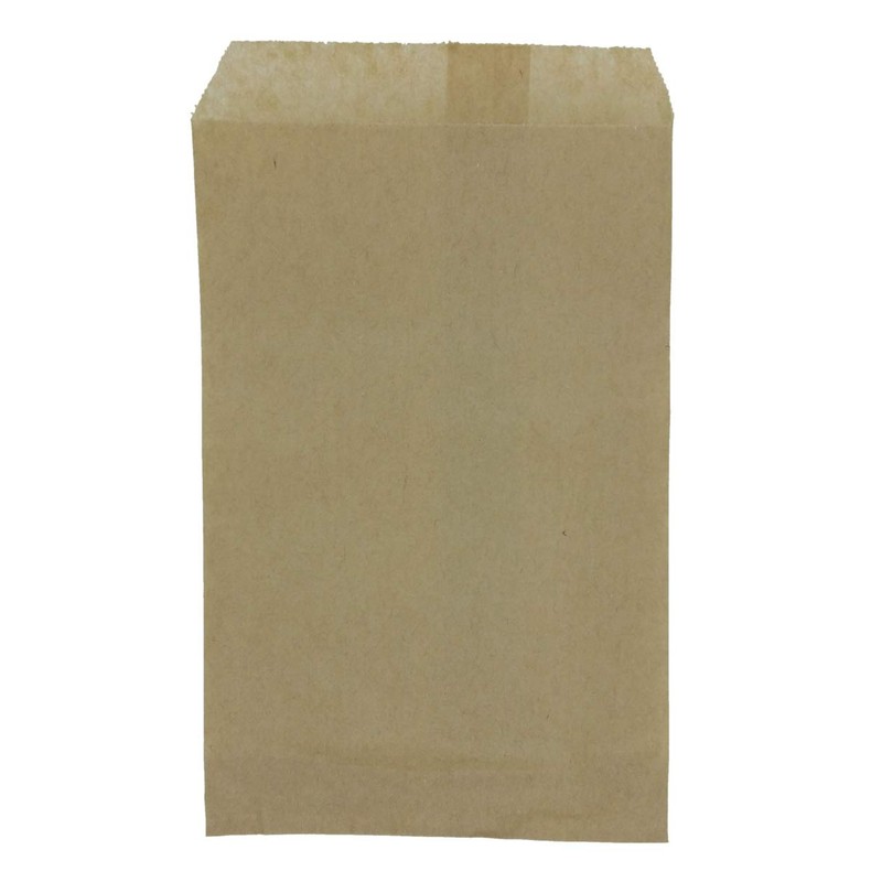 N'icePackaging - 50 Qty 5" x 7" Brown Kraft Flat