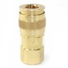 Interstate Pneumatics CG440B 1/4 Inch Universal Brass Coupler x 1/4
