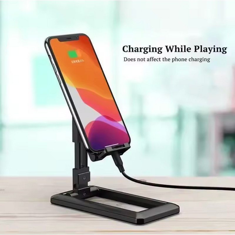 Adjustable Foldable Phone Stand for Desk - Portable Universal Smartphone