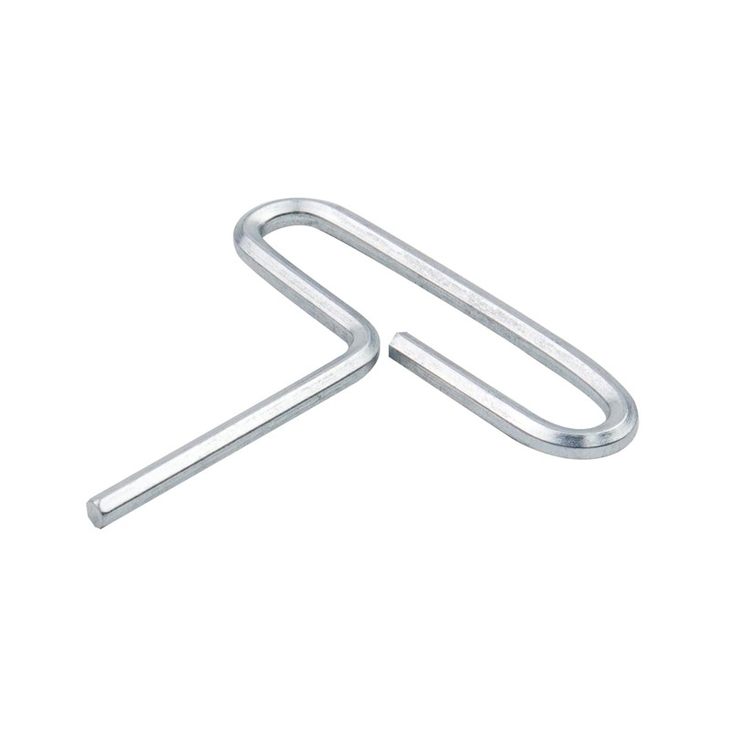 LC LICTOP 3mm Hex Dogging Key with Oval Loop, Solid