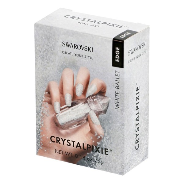Swarovski Crystal Pixie Edge Nail Box 5 g White Ballet