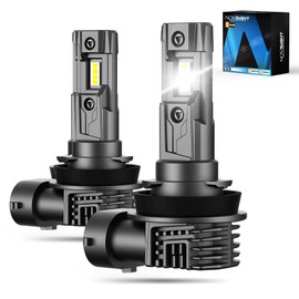 NOVSIGHT H11 LED Headlight, H8, H9, H11, H16 LED Fog Lamp, Compatible with New Standard Car Inspections, 30,000 Lumens, Explosive Light, 8 Times Brightness, 1:1 Size, Easy to Install, 100,000 Hours