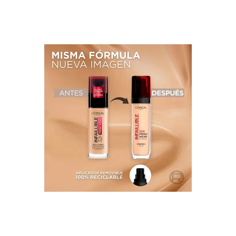 Base De Maquillaje L'oréal Infaillible Fresh Wear 32h 30 Ml