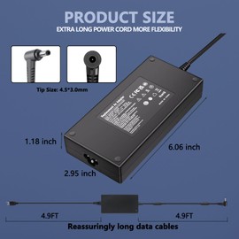 20V 12A 240W Laptop Charger for MSI Katana 15 17 B13V B13VFK B13VGK B12V B12VGK B12VFK B12VEK Crosshair 15 16 17 Katana GF76 Stealth 14 Studio GS66 GF66 GF76 GL66 GL76-4.5 * 3.0MM