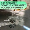 Kitchen Helpis® 4 x Drain Strainer Suitable for All Drains,