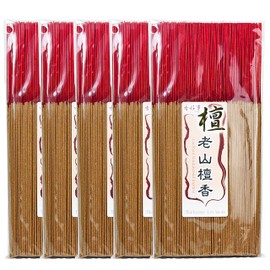 Incense Fortune - LaoShan Sandalwood Incense Joss Sticks (30cm, 300g, 400 Sticks) - Taiwan Traditional Bamboo Sticks for Religious, Thin & Less Smoke (5)