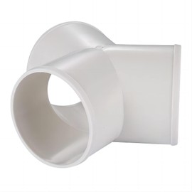 3 Way Duct Connector Duct Splitter for Exhaust ABS Duct Connector Fan Dryer Vent Hose Adapter Splitter 4 Inch Y Shape Fit for 4 Inch Hose (4 inch)