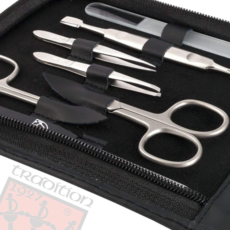 DREI SCHWERTER Germany Firenze 3461 Manicure Set Nail Scissors 12