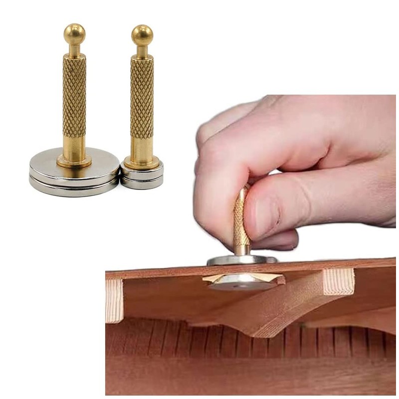 Jiayouy Gold Round Base Magnet Acoustic Guitars Accessory Luthier DIY