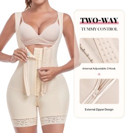 PJCBTR Faja Body Shaper Fajas Colombianas Moldeadoras Colombian for Women Faja Postparto Para Mujer Corset Shapewear Girdles Body Shaper Tummy Tuck High Compression Garment