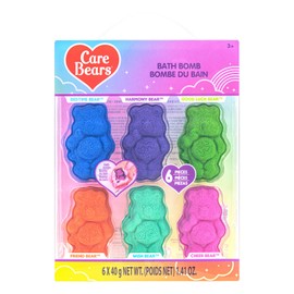 Care Bears 6 Pack Bubblegum Scented Bath Bombs - Ages 3+ Character Molded Bath Bombs – Fun & Bright Colors - Great Birthday Gifts, Stocking Stuffers, Slumber Parties, Spa Days & More by Townley Girl
