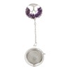 Tea Infuser Artificial Crystal Stone Tea Strainer Stainless Steel Diffuser