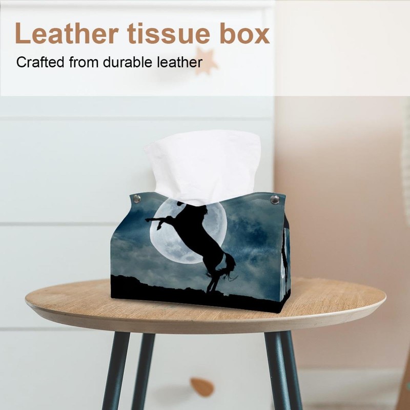 2 Pack Tissue Box Cover Holder, Beach Ocean Sand Sea