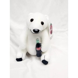 Coca-Cola Vintage 1993 Coca-Cola Collection NWT White Polar Bear Plush Stuffed Animal Toy