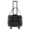 VEVOR Bowling Ball Bag, 2 Ball Four Roller Bowling Bag