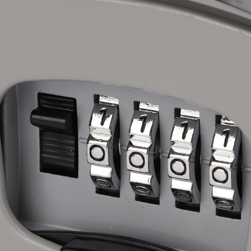 Key Lock Box Hanging Portable Resettable Password 4‑Digit Combination Lockbox