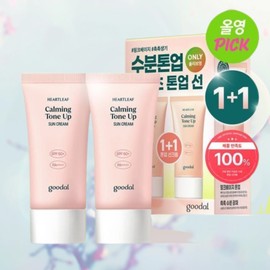 goodall Olive Young Goodal Clear Houttuynia Cordata Soothing Moisture Tone-Up Sun Cream 50ml 1+1 Special / 올리브영 구달 맑은 어성초 진정 수분 톤업 선크림 50ml 1+1 기획