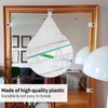 Qjaiune 20 Pack Mirror Holder Clips for Walls, Clear Retainer