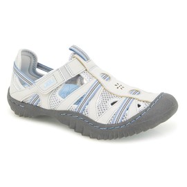 JBU Women's Regional Water Ready Shoe, Light Grey/Stone Blue, 11