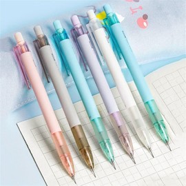 Jinshining Mechanical Pencil 1Pc 0.7mm Random Color Automatic Pencils Propelling Pencil Cute Pencils Eraser Top Writing Stationery Office Supplies,Pencils,Mechanical Pencils