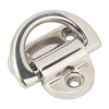 Stainless Steel Marine Folding Pad Eye Cleat Heavy Duty D