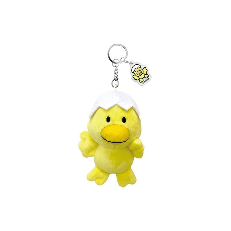 SK Japan 16921 Tabeko Animal Nuigurumi Key Ring, Chick, Acrylic