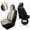 FREESOO Front Seats 2PCS Leather Car Seat Covers, Ultra Breathable