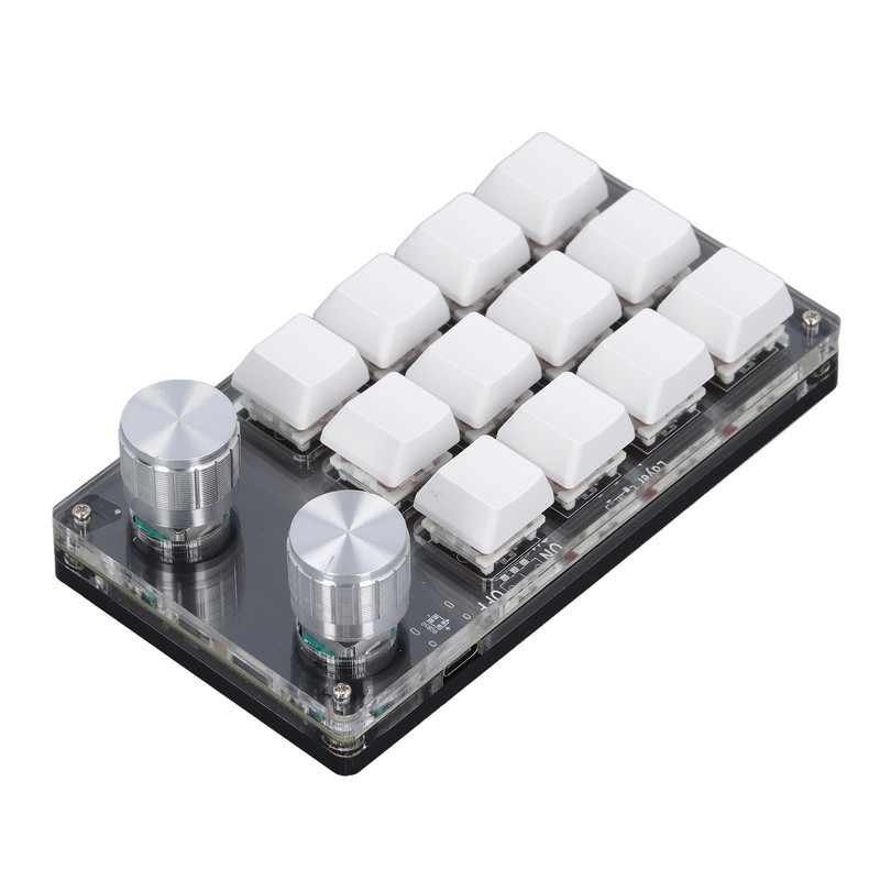12 Key Knob Keyboard Programmable USB Dustproof Red Switch Mechanical