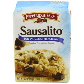 Pepperidge Farm Chocolate Chunk Crispy Cookies, Sausalito Milk Chocolate Macadamia, 7.2 Ounce (pack of 5)
