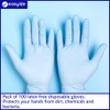 easylife lifestyle solutions Latex - Free Disposable Gloves (100) -
