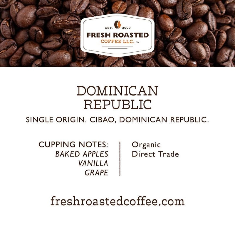 Fresh Roasted Coffee, Organic Dominican Republic | USDA, Direct Trade,