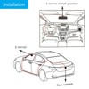Aokiinn Mirror Dash Cam Backup Streaming Camera AKT-800 | 1080P