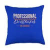 Professional Overthinker in Charge Throw Pillow